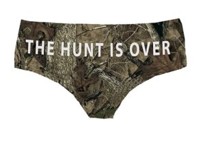 hunt is over wedding panty